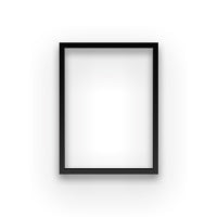 Cuadro marco negro
