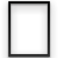Cuadro marco negro